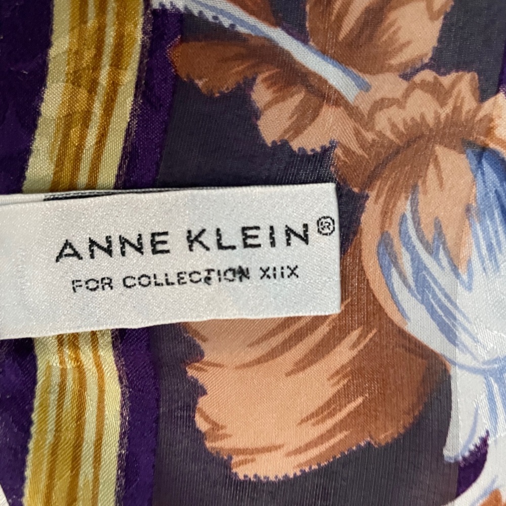 Anne Klein vintage silk scarf - Picture 11 of 12